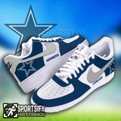 AFS0109 - Dallas Cowboys Air Force 1 Low Top Shoes