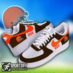 AFS0108 - Cleveland Browns Air Force 1 Low Top Shoes