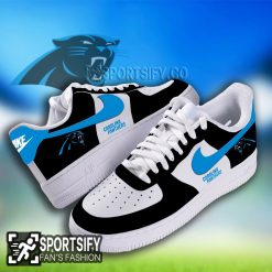 AFS0105 - Carolina Panthers Air Force 1 Low Top Shoes