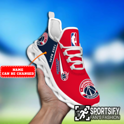 MSS0335 - Custom Washington Wizards Max Soul Shoes