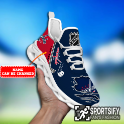 MSS0333 - Custom Washington Capitals Max Soul Shoes