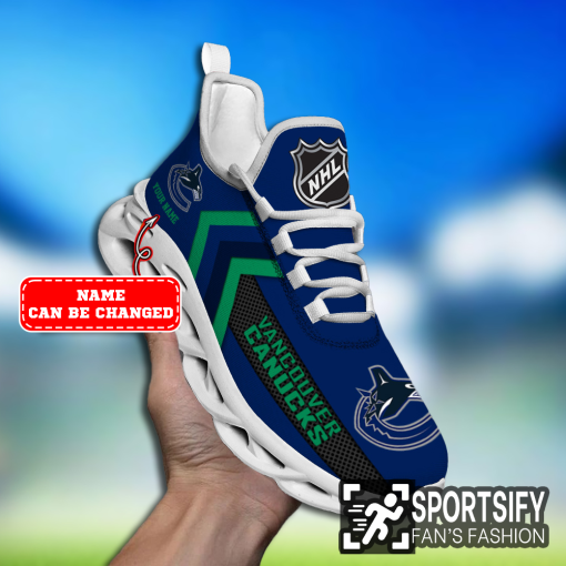 MSS0329 - Custom Vancouver Canucks Max Soul Shoes