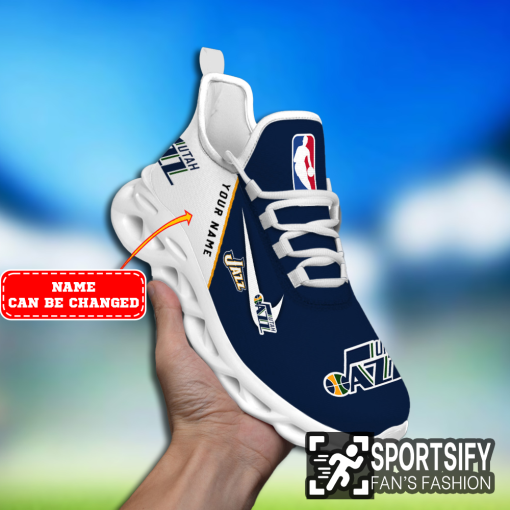 MSS0326 - Custom Utah Jazz Max Soul Shoes