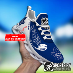 MSS0323 - Custom Toronto Maple Leafs Max Soul Shoes