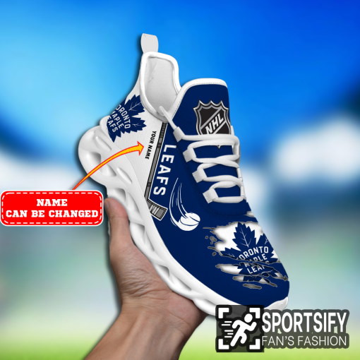 MSS0320 - Custom Toronto Maple Leafs Max Soul Shoes