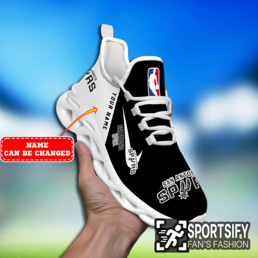 MSS0292 - Custom San Antonio Spurs Max Soul Shoes