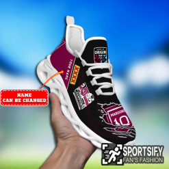 MSS0288 - Custom Queensland Maroons Max Soul Shoes