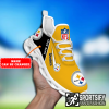 MSS0281 - Custom Pittsburgh Steelers Max Soul Shoes