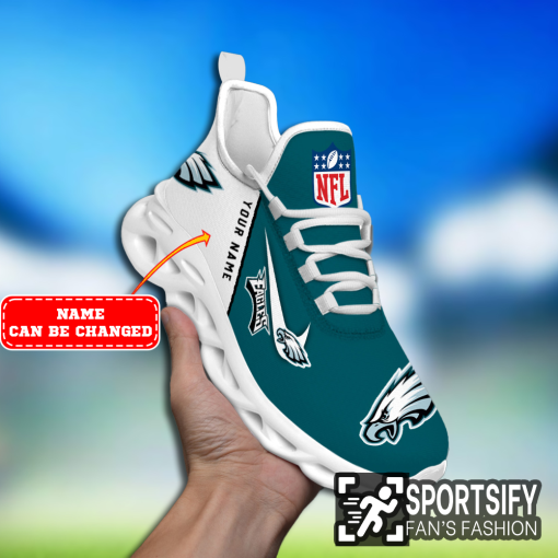 MSS0277 - Custom Philadelphia Eagles Max Soul Shoes