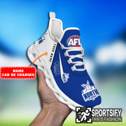 MSS0260 - Custom North Melbourne Kangaroos Max Soul Shoes