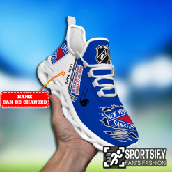 MSS0249 - Custom New York Rangers Max Soul Shoes