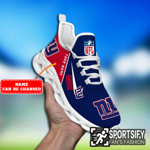 MSS0245 - Custom New York Giants Max Soul Shoes