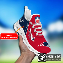 MSS0239 - Custom New England Patriots Max Soul Shoes