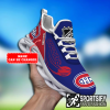 MSS0235 - Custom Montreal Canadiens Max Soul Shoes