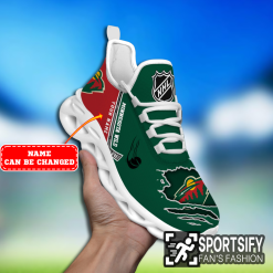 MSS0231 - Custom Minnesota Wild Max Soul Shoes