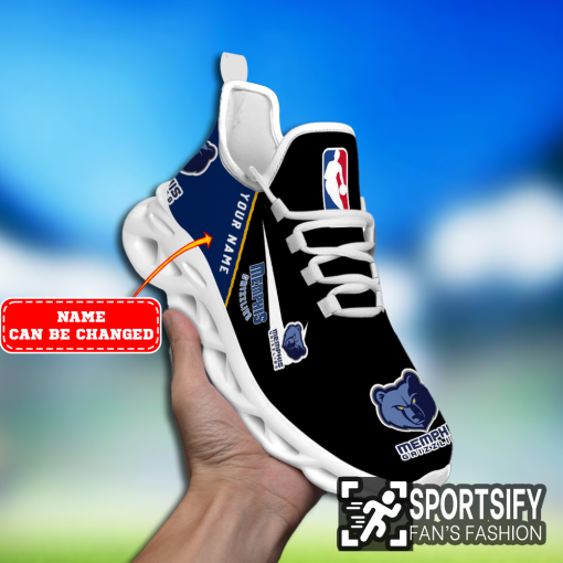 MSS0225 - Custom Memphis Grizzlies Max Soul Shoes