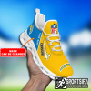 MSS0207 - Custom Los Angeles Chargers Max Soul Shoes