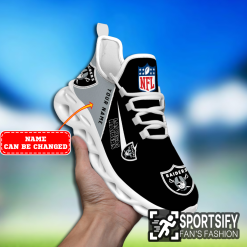 MSS0205 - Custom Las Vegas Raiders Max Soul Shoes