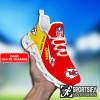 MSS0204 - Custom Kansas City Chiefs Max Soul Shoes