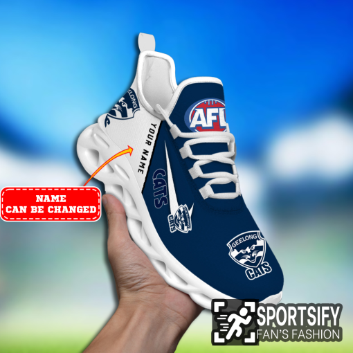 MSS0186 - Custom Geelong Cats Max Soul Shoes