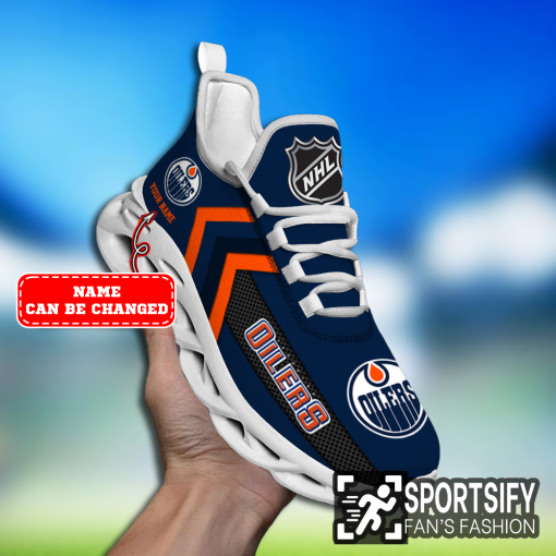 MSS0173 - Custom Edmonton Oilers Max Soul Shoes