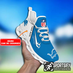 MSS0166 - Custom Detroit Lions Max Soul Shoes