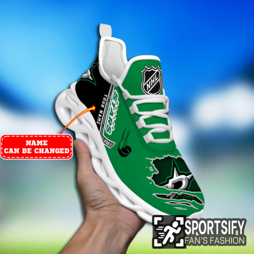 MSS0162 - Custom Dallas Stars Max Soul Shoes