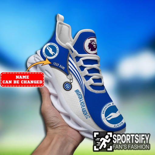 MSS0121 - Custom Brighton & Hove Albion Max Soul Shoes