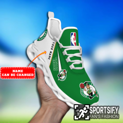 MSS0119 - Custom Boston Celtics Max Soul Shoes