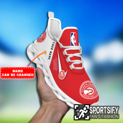 MSS0114 - Custom Atlanta Hawks Max Soul Shoes