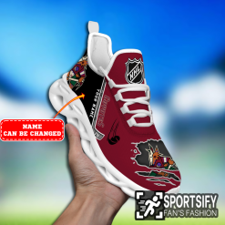 MSS0109 - Custom Arizona Coyotes Max Soul Shoes