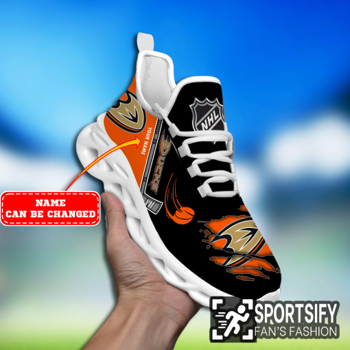 MSS0106 - Custom Anaheim Ducks Max Soul Shoes