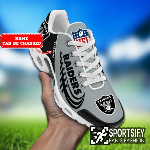 TNS0117 - Custom Las Vegas Raiders TN Sport Shoes