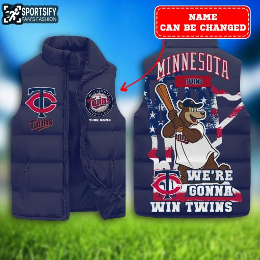 SLJ0223 - Custom Minnesota Twins Sleeveless Jacket