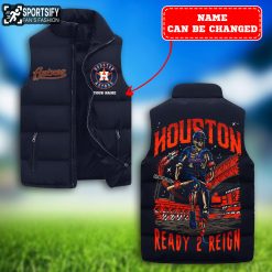 SLJ0219 - Custom Houston Astros Sleeveless Jacket