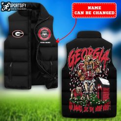 SLJ0217 - Custom Georgia Bulldogs Sleeveless Jacket