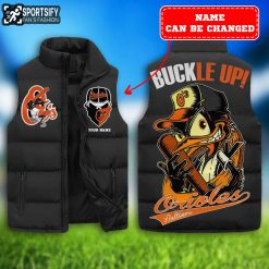 SLJ0205 - Custom Baltimore Orioles Sleeveless Jacket