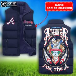 SLJ0202 - Custom Atlanta Braves Sleeveless Jacket