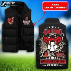 SLJ0201 - Custom Arizona Diamondbacks Sleeveless Jacket