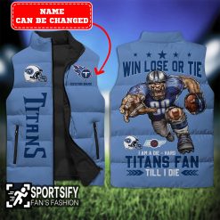 SLJ0131 - Custom Tennessee Titans Sleeveless Jacket