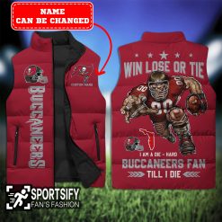 SLJ0130 - Custom Tampa Bay Buccaneers Sleeveless Jacket