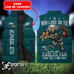 SLJ0126 - Custom Philadelphia Eagles Sleeveless Jacket