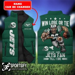 SLJ0125 - Custom New York Jets Sleeveless Jacket