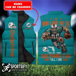 SLJ0120 - Custom Miami Dolphins Sleeveless Jacket