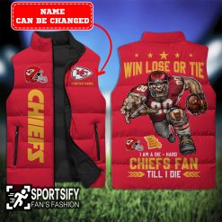 SLJ0116 - Custom Kansas City Chiefs Sleeveless Jacket