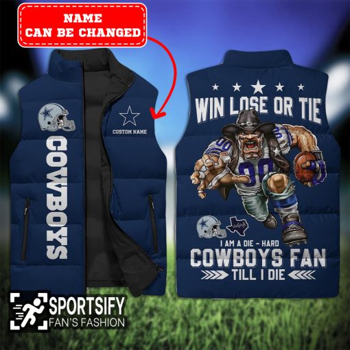 SLJ0109 - Custom Dallas Cowboys Sleeveless Jacket