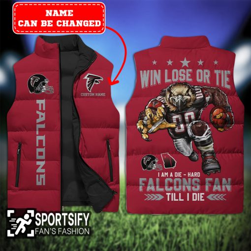 SLJ0102 - Custom Atlanta Falcons Sleeveless Jacket