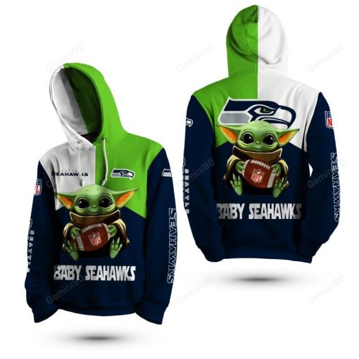 GAP0329 - Seattle Seahawks Apparel - Baby Yoda