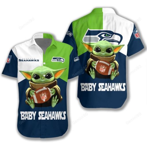 GAP0329 - Seattle Seahawks Apparel - Baby Yoda