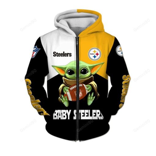 GAP0327 - Pittsburgh Steelers Apparel - Baby Yoda